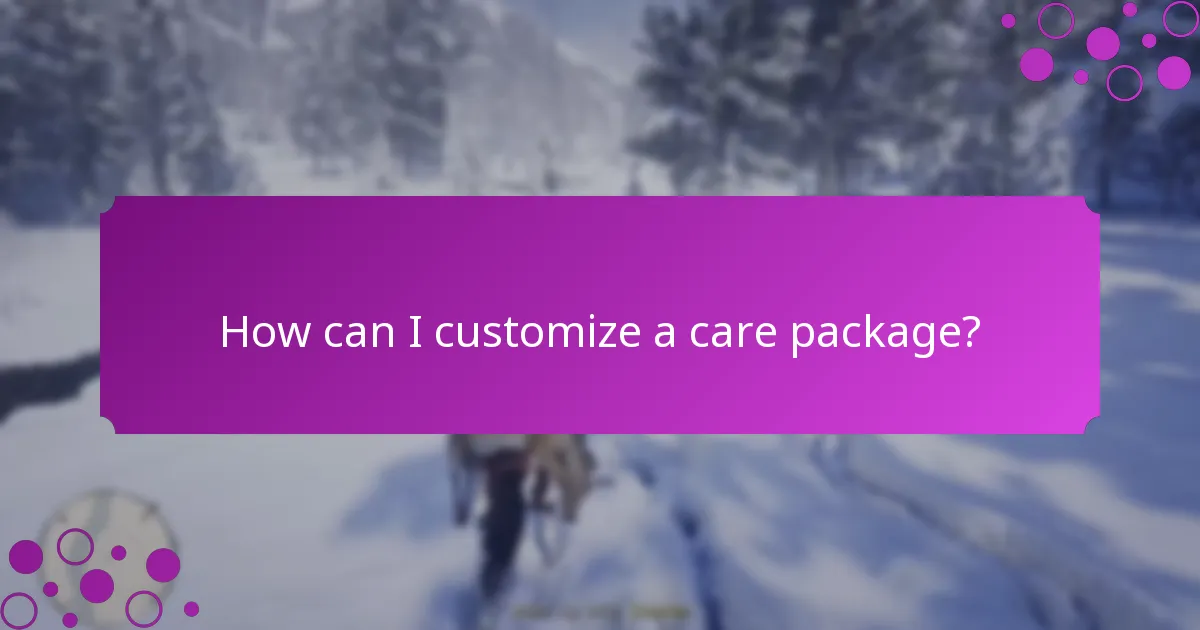 What are the current limited-time offers for care packages?