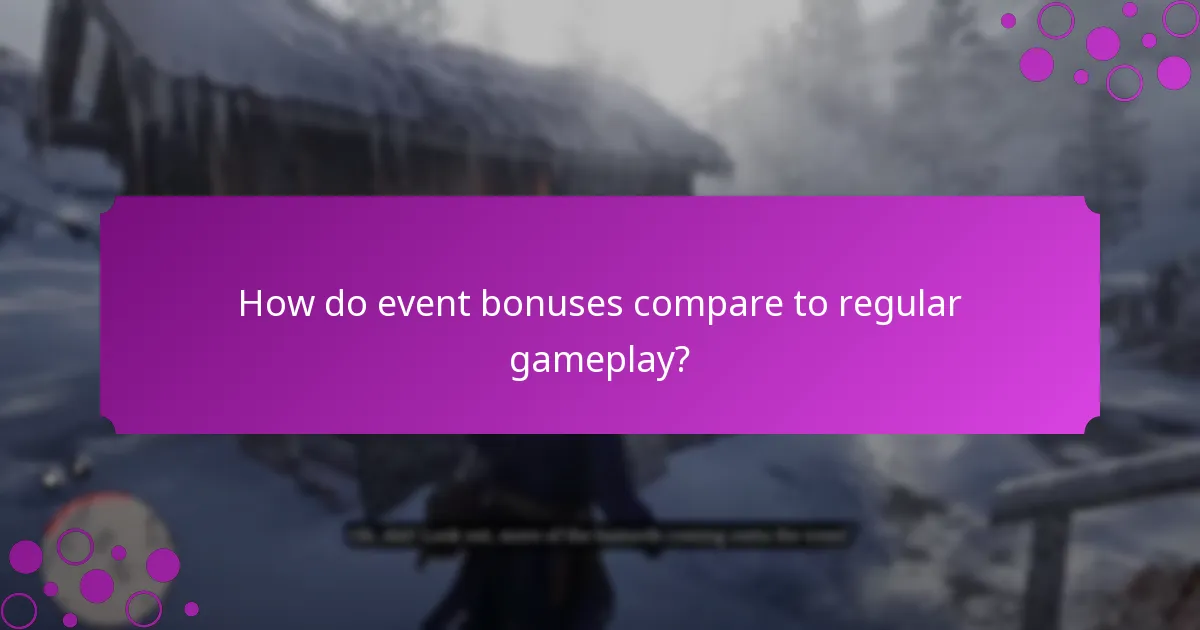 What is the duration and availability of event bonuses?
