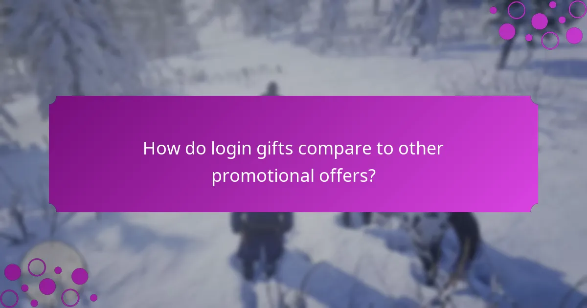 What exclusive items are offered as login gifts?