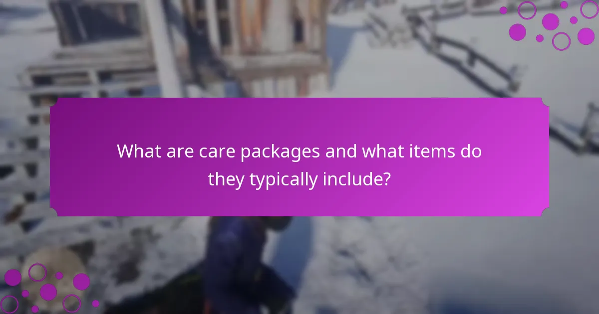 What are the current limited-time offers for care packages?