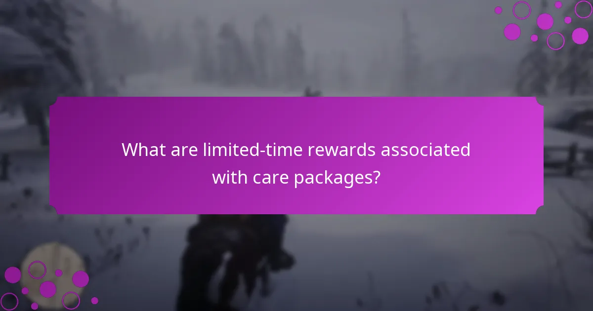 What special promotions are available for care packages?