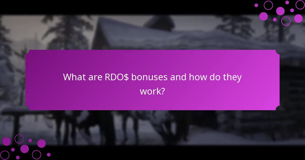 Which monthly events offer RDO$ bonuses?