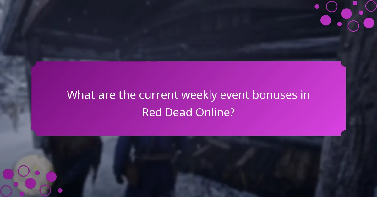 How do current bonuses compare to previous weeks?