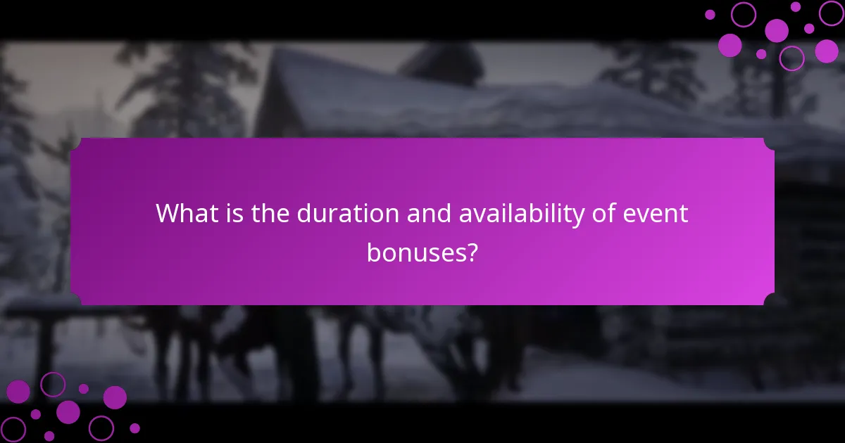 How do event bonuses compare to regular gameplay?