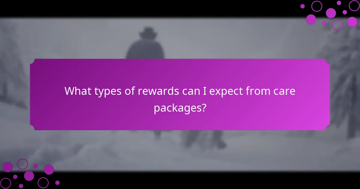 What are the current promotions related to care packages?